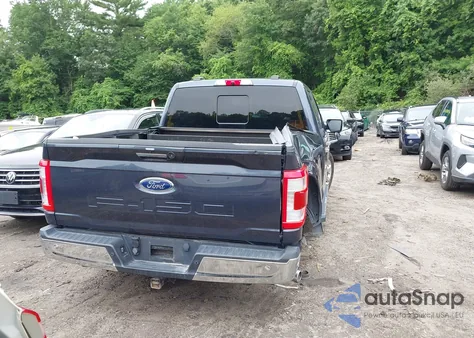 2021 Ford F-150 Lariat from USA, damaged, VIN 1FTFW1ED3MFC68280